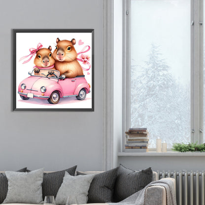 Capybara Capybara - Full Round Drill Diamond Painting 30*30CM