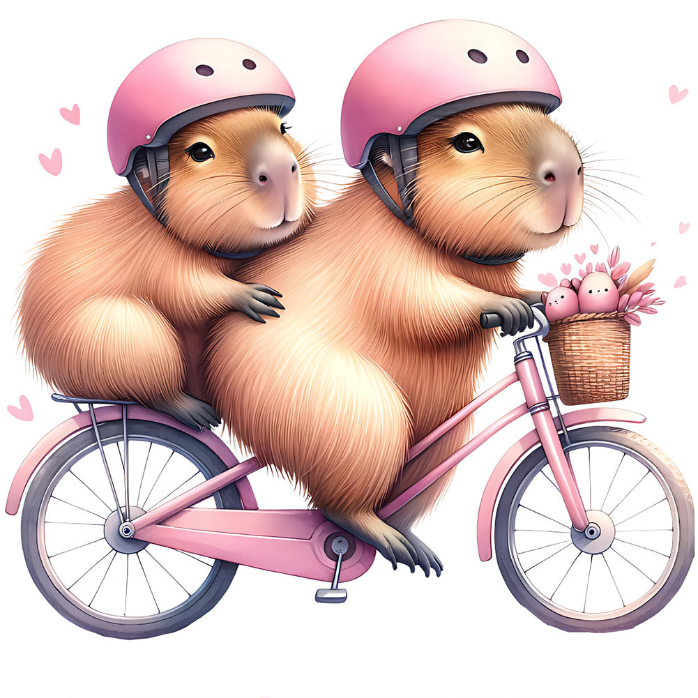 Capybara Capybara - Full Round Drill Diamond Painting 30*30CM