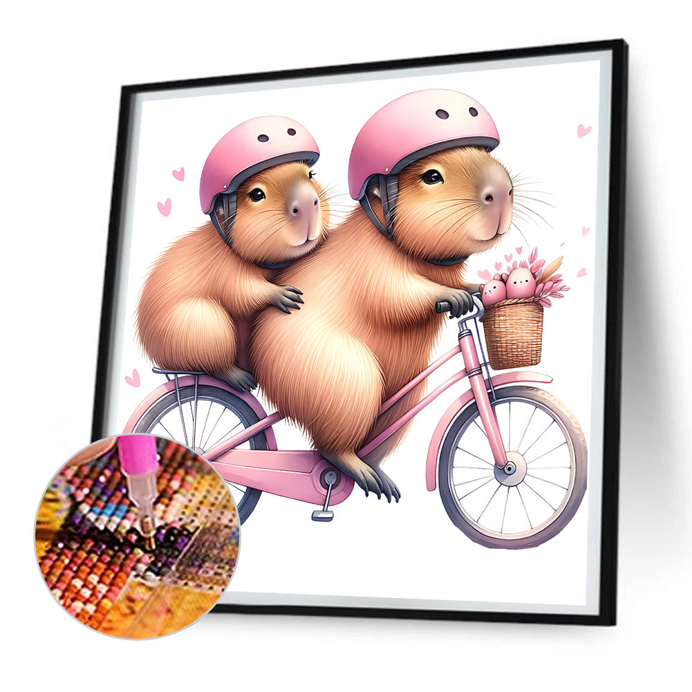 Capybara Capybara - Full Round Drill Diamond Painting 30*30CM