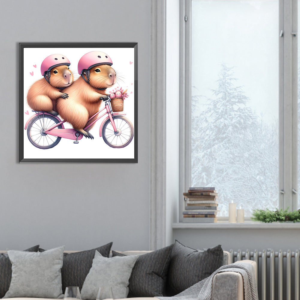 Capybara Capybara - Full Round Drill Diamond Painting 30*30CM