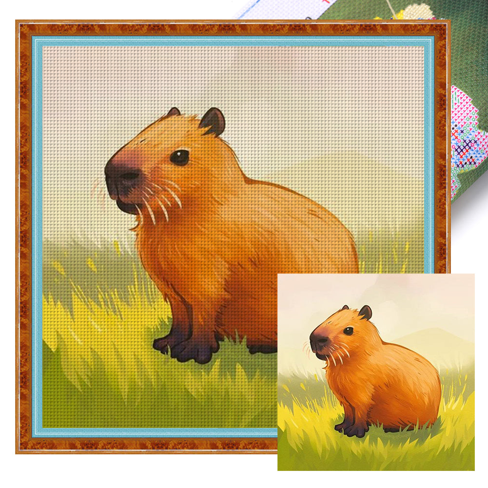 Kapibala - 11CT Stamped Cross Stitch 40*40CM