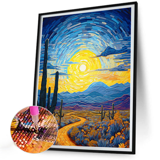 Western Trail - Full Round Drill Diamond Painting 30*40CM