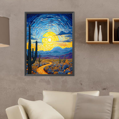 Western Trail - Full Round Drill Diamond Painting 30*40CM