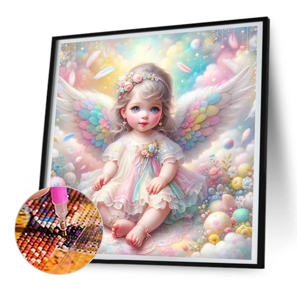 Angel Baby - Full Round Drill Diamond Painting 30*30CM