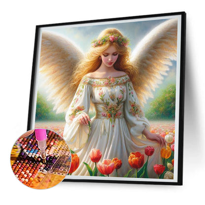 Angel Woman - Full Round Drill Diamond Painting 30*30CM