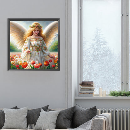 Angel Woman - Full Round Drill Diamond Painting 30*30CM