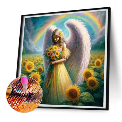 Angel Woman - Full Round Drill Diamond Painting 30*30CM