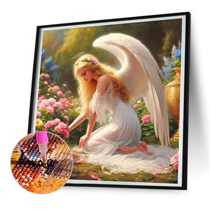 Angel Woman - Full Round Drill Diamond Painting 30*30CM