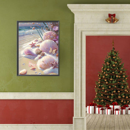 Fantasy Shell - Full Round Drill Diamond Painting 40*50CM