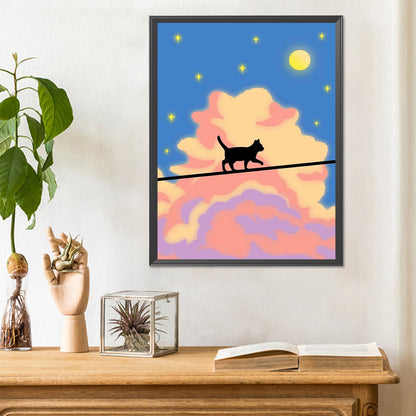 Cartoon Landscape Painting - Full Round Drill Diamond Painting 30*40CM