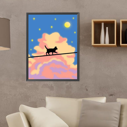 Cartoon Landscape Painting - Full Round Drill Diamond Painting 30*40CM