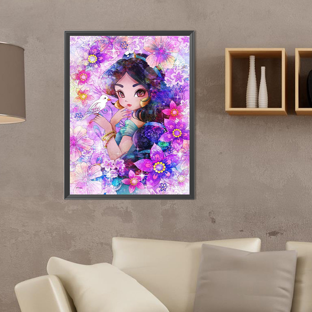 Little Girl - Full Round Drill Diamond Painting 30*40CM