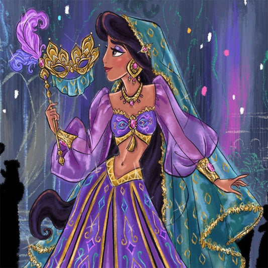 Jasmine - Full Round Drill Diamond Painting 30*30CM