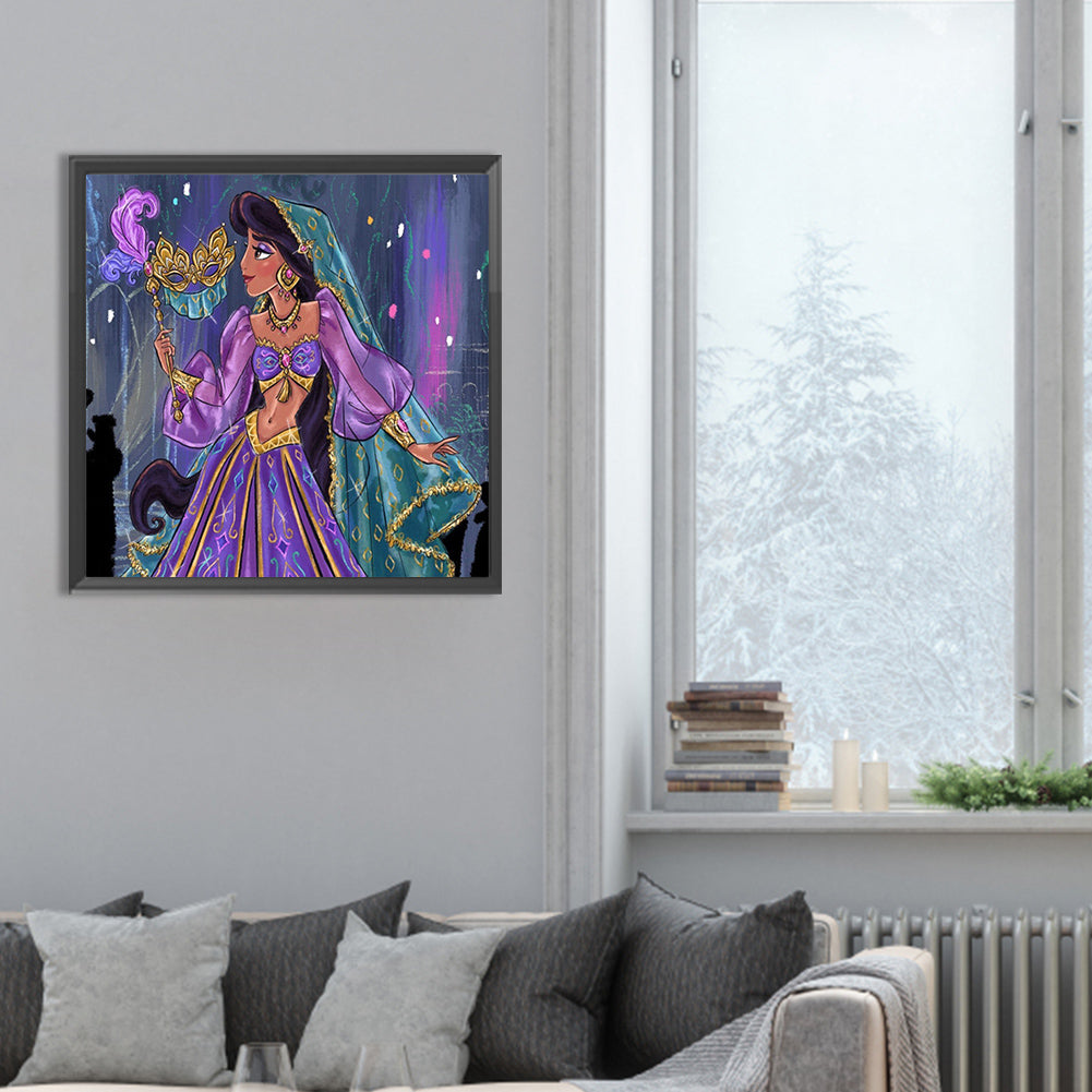 Jasmine - Full Round Drill Diamond Painting 30*30CM