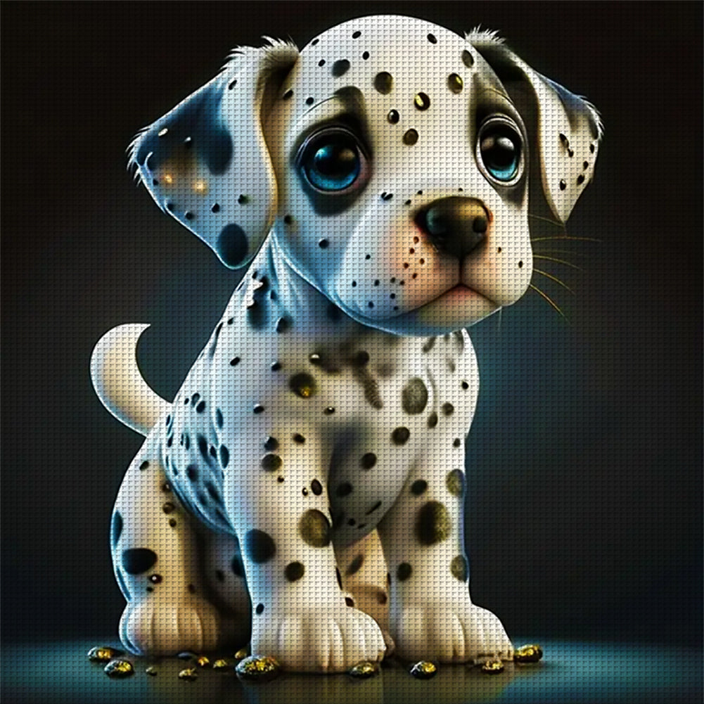 Dalmatian - 11CT Stamped Cross Stitch 40*40CM