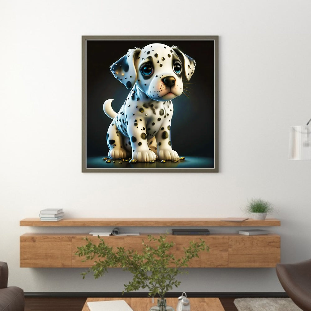 Dalmatian - 11CT Stamped Cross Stitch 40*40CM