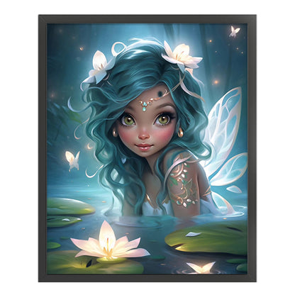 Flower Fairy Girl - 11CT Stamped Cross Stitch 50*60CM