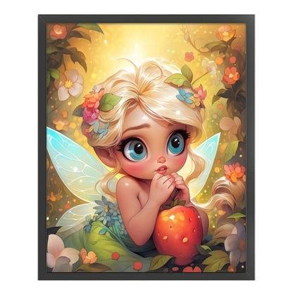 Flower Fairy Girl - 11CT Stamped Cross Stitch 50*60CM