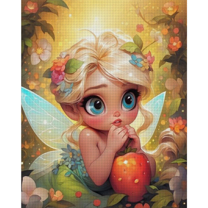 Flower Fairy Girl - 11CT Stamped Cross Stitch 50*60CM