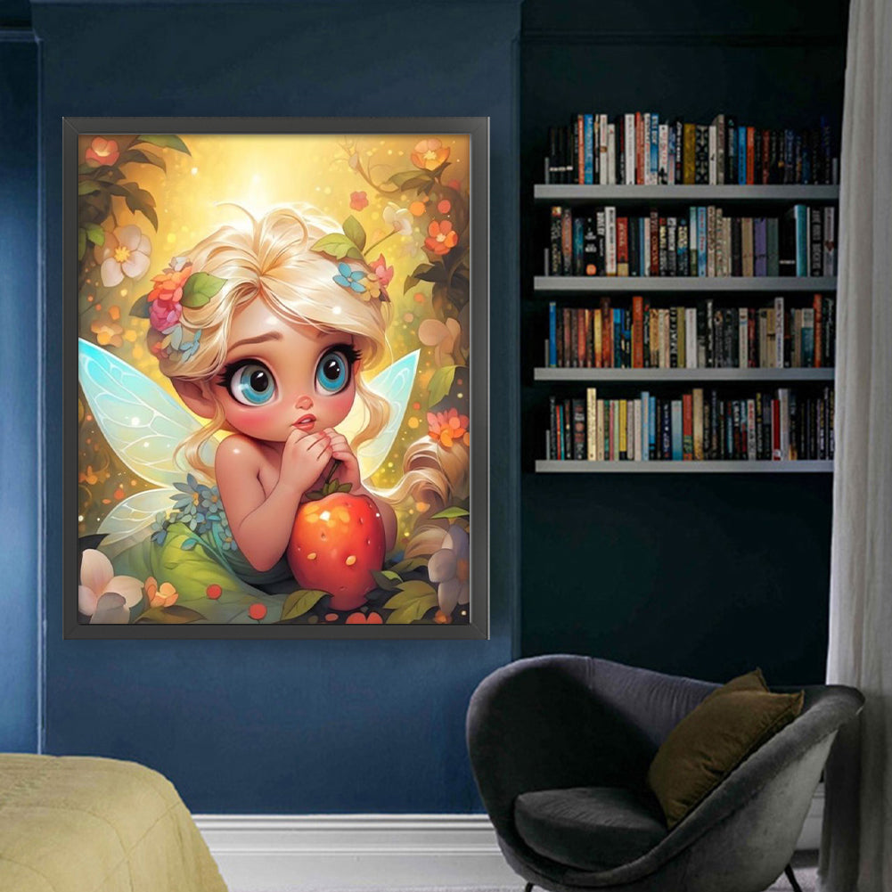 Flower Fairy Girl - 11CT Stamped Cross Stitch 50*60CM