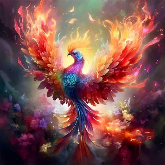 Phoenix - Full Round Drill Diamond Painting 30*30CM