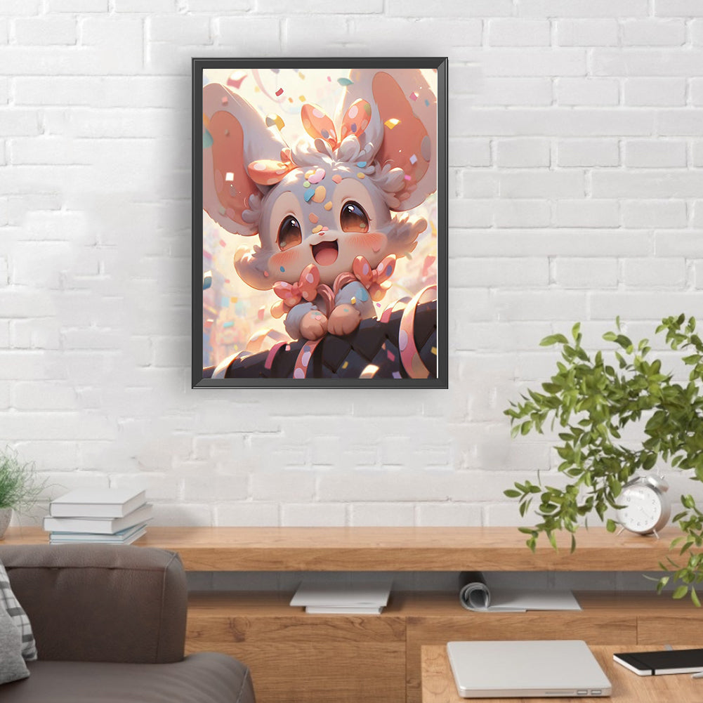 Zodiac Sign¡¤Rabbit - Full Round Drill Diamond Painting 30*40CM