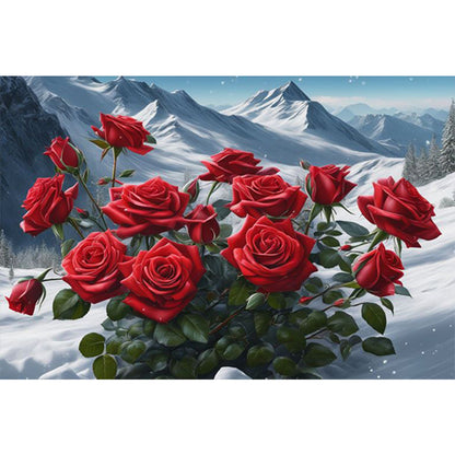 Roses - Full Square Drill Diamond Painting 60*40CM