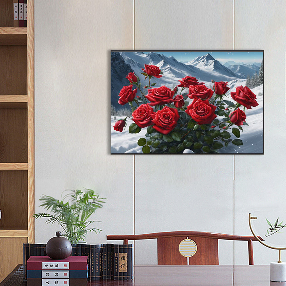 Roses - Full Square Drill Diamond Painting 60*40CM