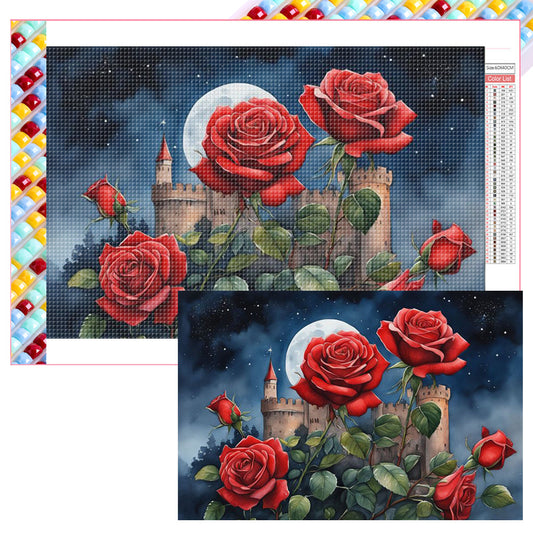 Roses - Full Square Drill Diamond Painting 60*40CM