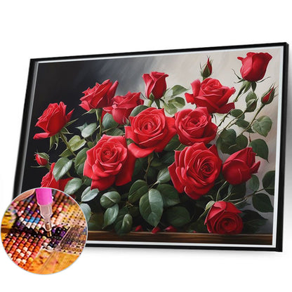 Roses - Full Square Drill Diamond Painting 60*40CM