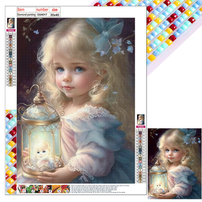 Sweet Girl - Full Square Drill Diamond Painting 30*40CM