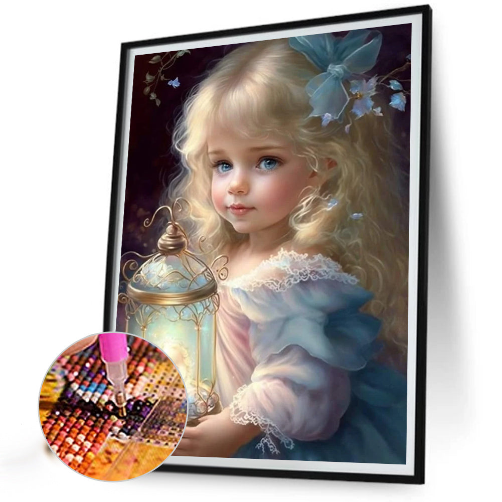 Sweet Girl - Full Square Drill Diamond Painting 30*40CM