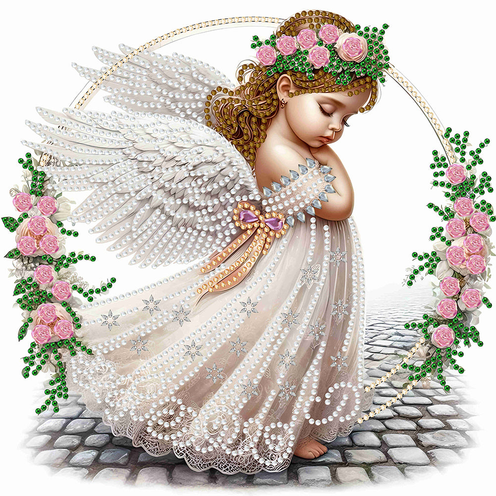 Angel Child - Special Shaped Drill Diamond Painting 30*30CM