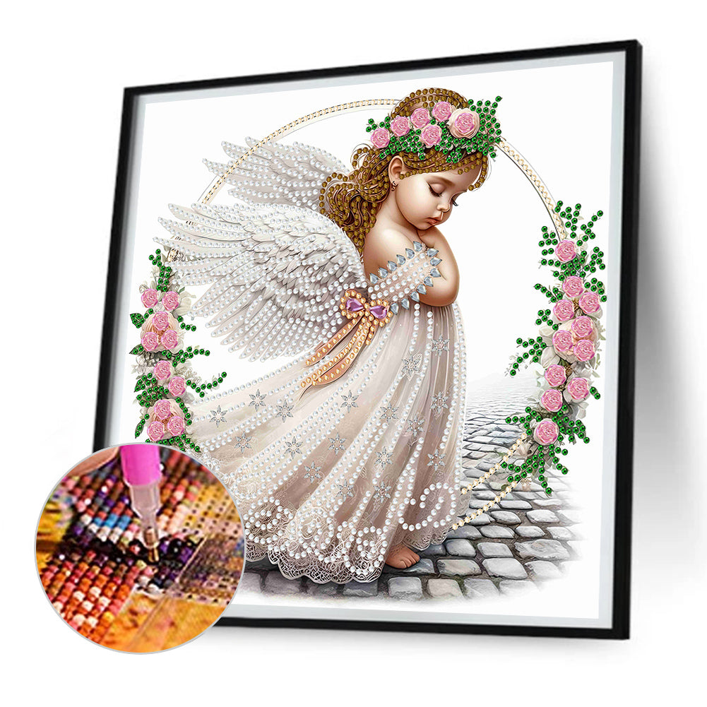 Angel Child - Special Shaped Drill Diamond Painting 30*30CM