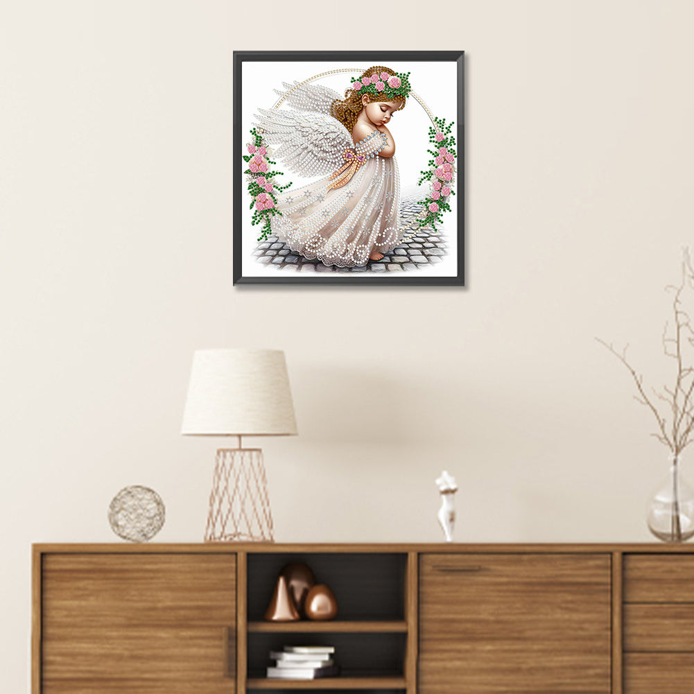 Angel Child - Special Shaped Drill Diamond Painting 30*30CM