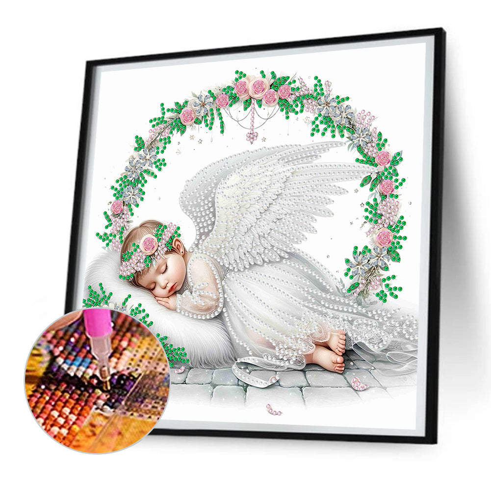 Angel Child - Special Shaped Drill Diamond Painting 30*30CM