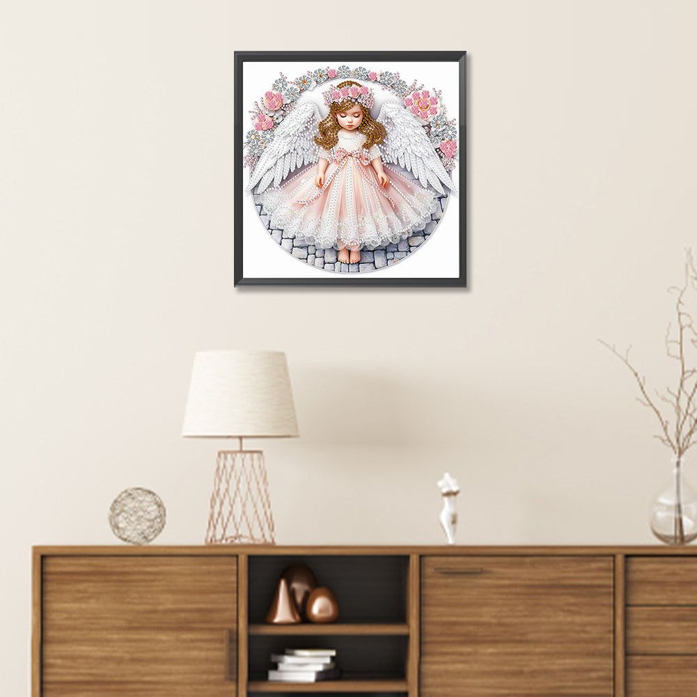 Angel Child - Special Shaped Drill Diamond Painting 30*30CM