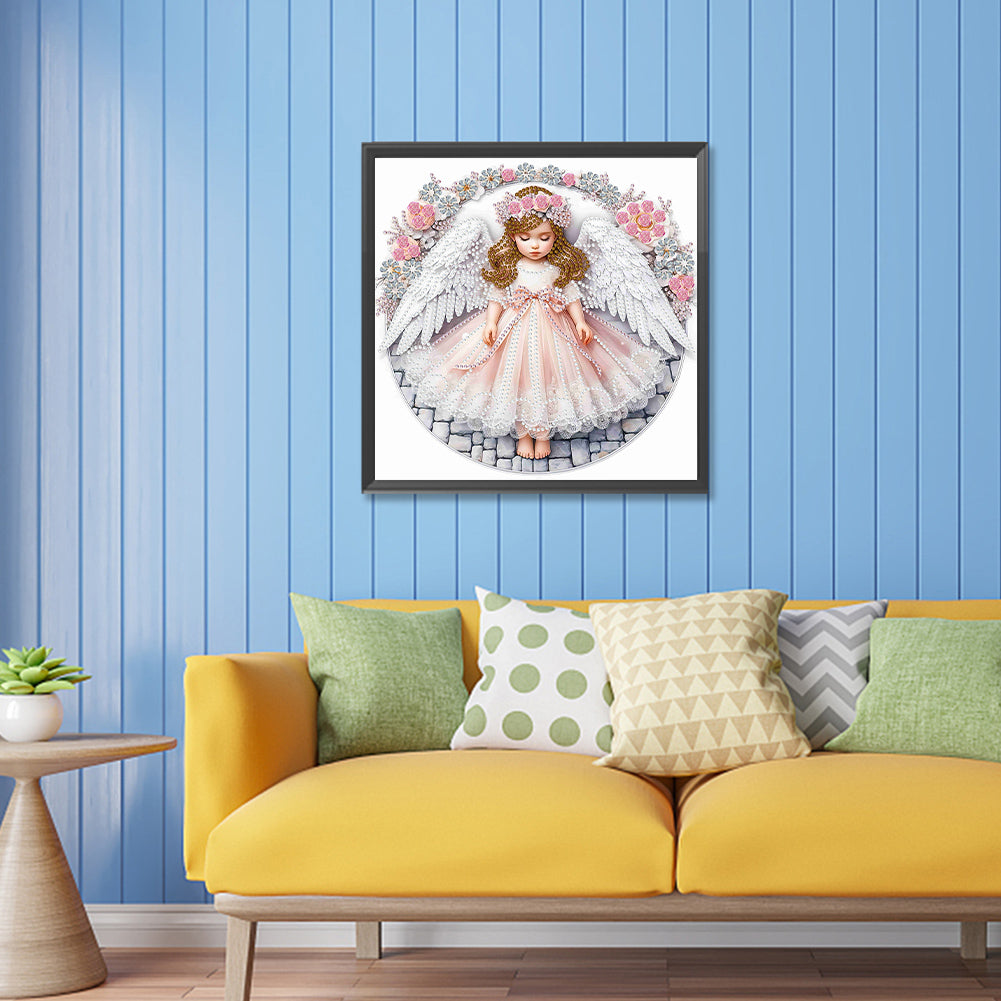 Angel Child - Special Shaped Drill Diamond Painting 30*30CM