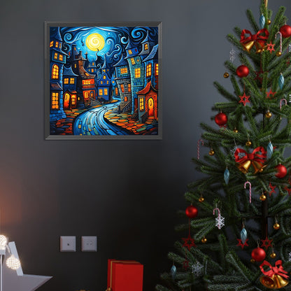 Star City - Full Round Drill Diamond Painting 40*40CM