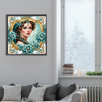 Noble Lady - Full Round Drill Diamond Painting 30*30CM