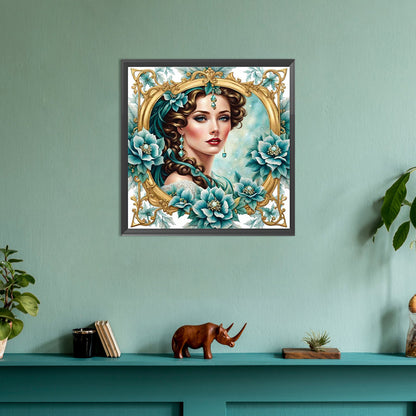 Noble Lady - Full Round Drill Diamond Painting 30*30CM