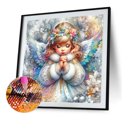 Praying Angel - Full AB Round Drill Diamond Painting 30*30CM