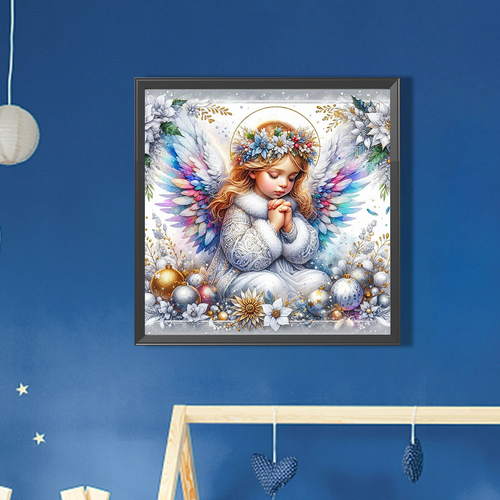 Praying Angel - Full AB Round Drill Diamond Painting 30*30CM