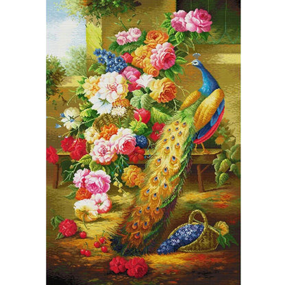 Wealth And Prosperity(2) - 14CT Stamped Cross Stitch 66*95CM