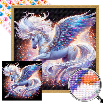 Unicorn - Full AB Round Drill Diamond Painting 30*30CM