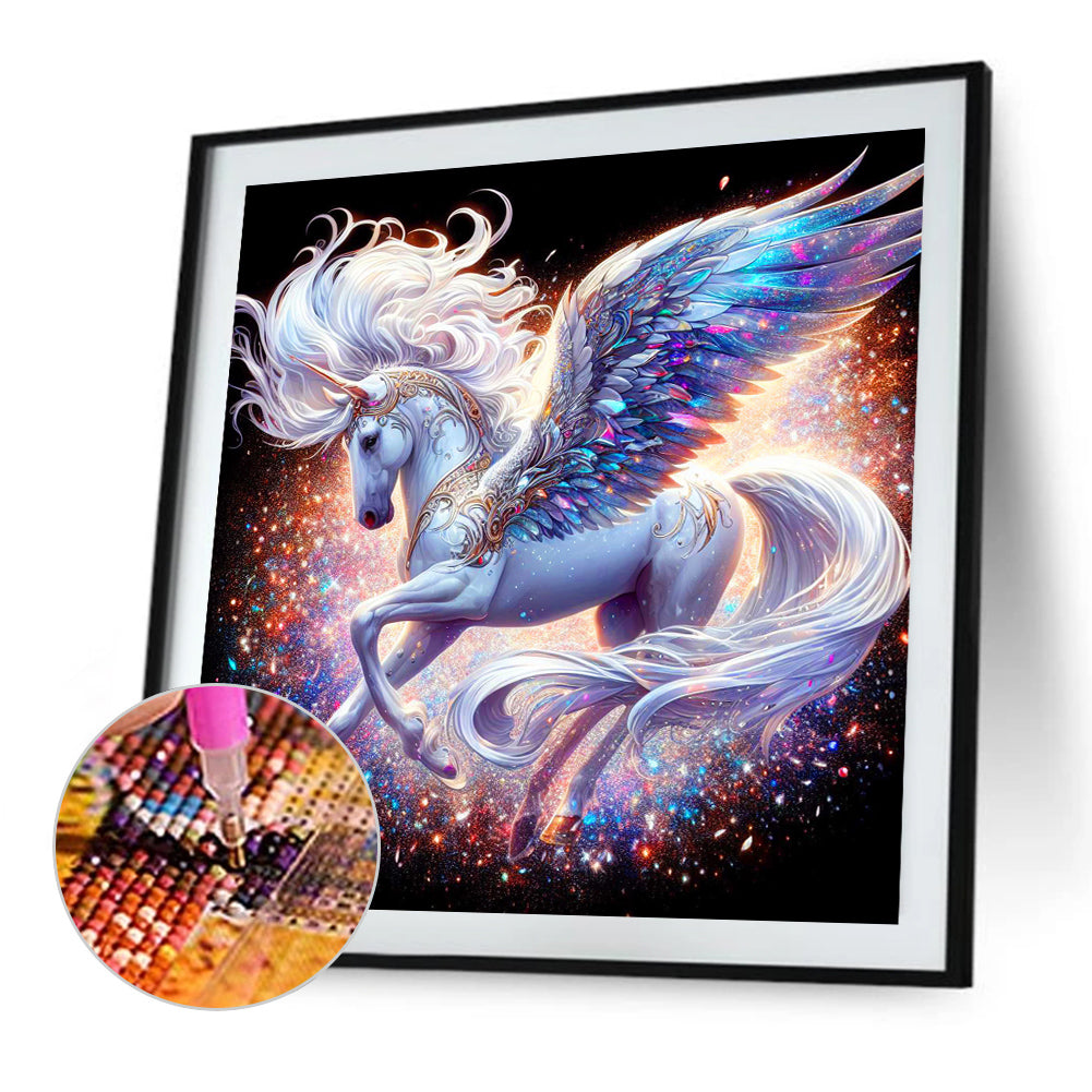 Unicorn - Full AB Round Drill Diamond Painting 30*30CM