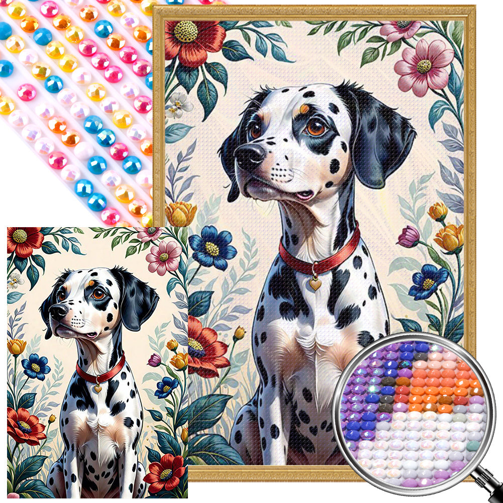 Dalmatian - Full AB Round Drill Diamond Painting 40*60CM