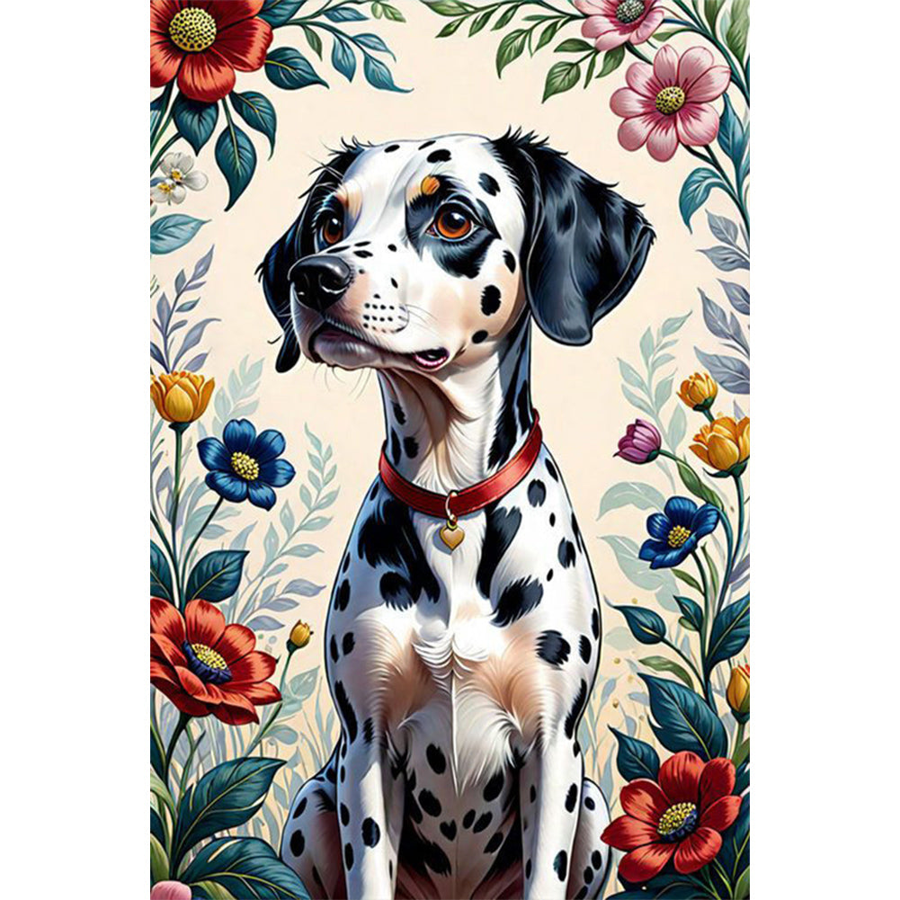 Dalmatian - Full AB Round Drill Diamond Painting 40*60CM