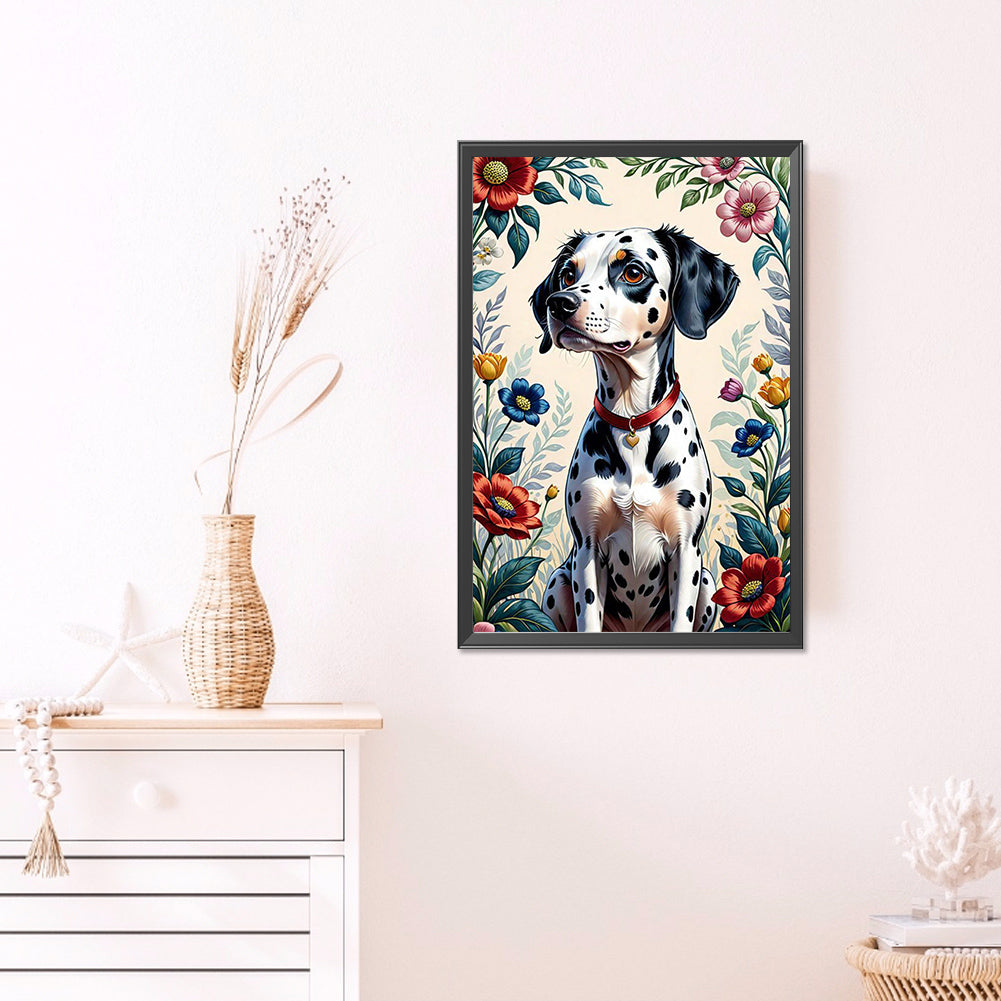 Dalmatian - Full AB Round Drill Diamond Painting 40*60CM