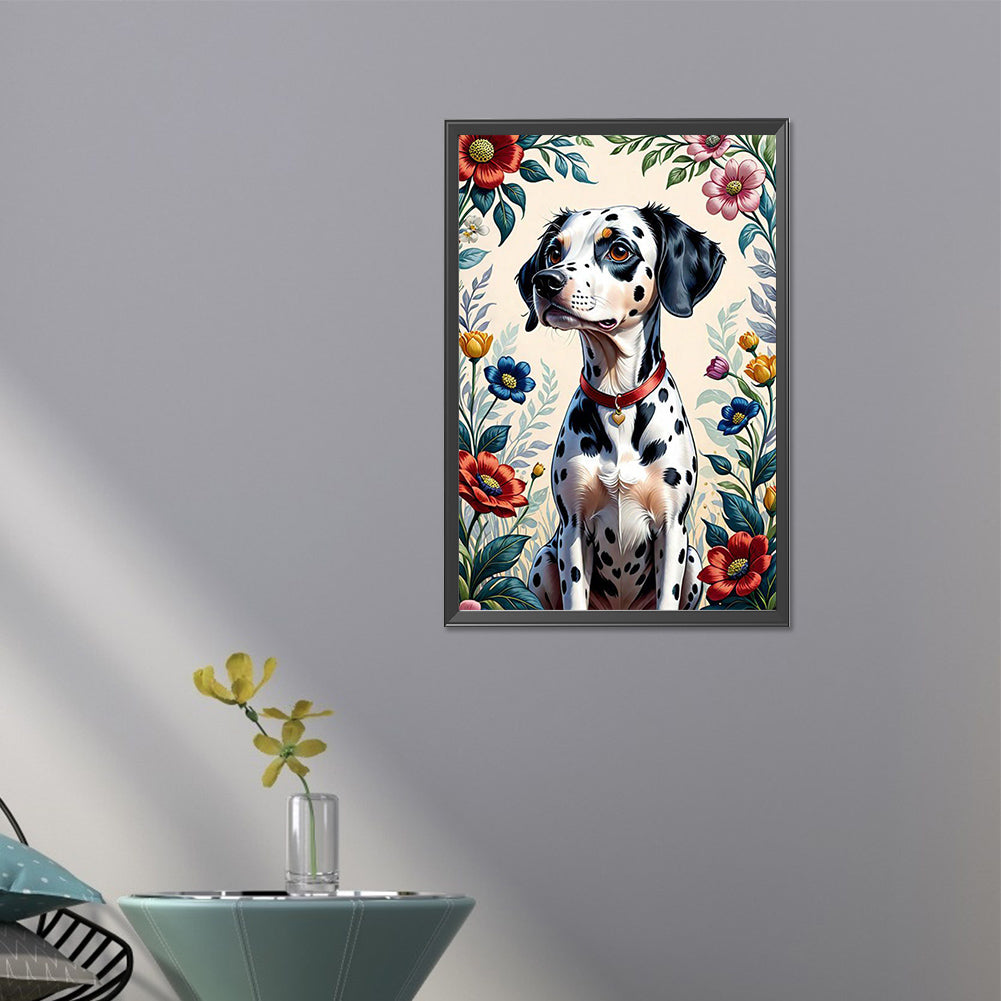 Dalmatian - Full AB Round Drill Diamond Painting 40*60CM